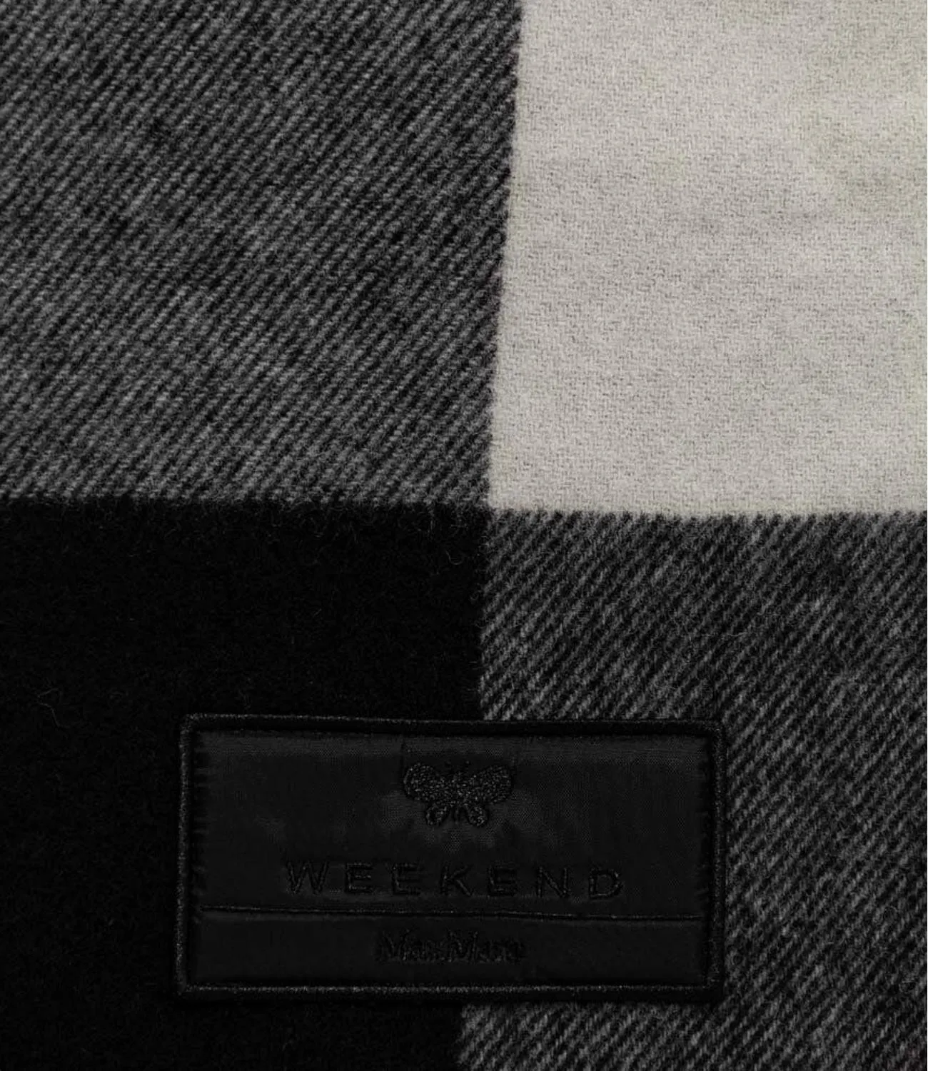Accessori Weekend sciarpa/foulard ORA nero/bianco donna