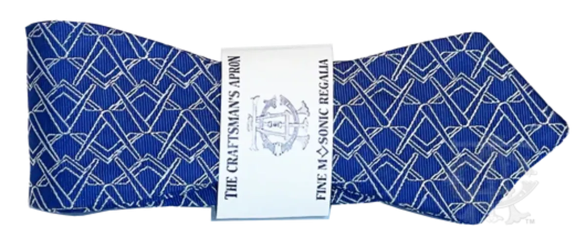 Alternating Square and Compass Slim Bowtie
