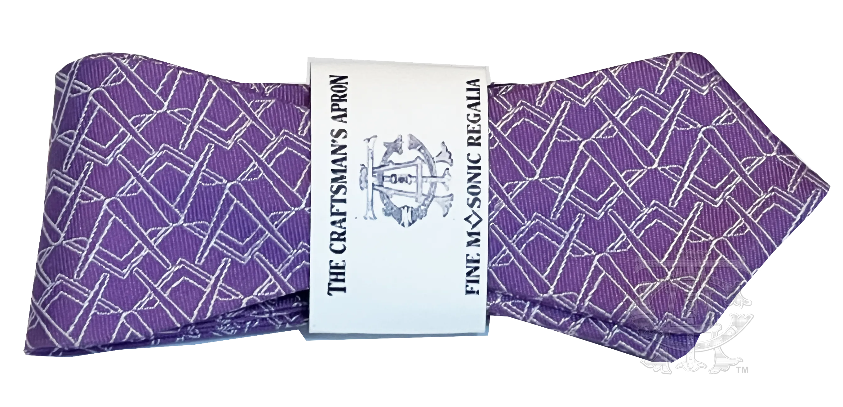 Alternating Square and Compass Slim Bowtie