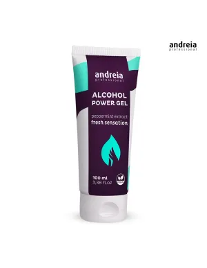 Andreia esmaltes, alcohol power gel- gel higienizante efecto refrescante 100ml