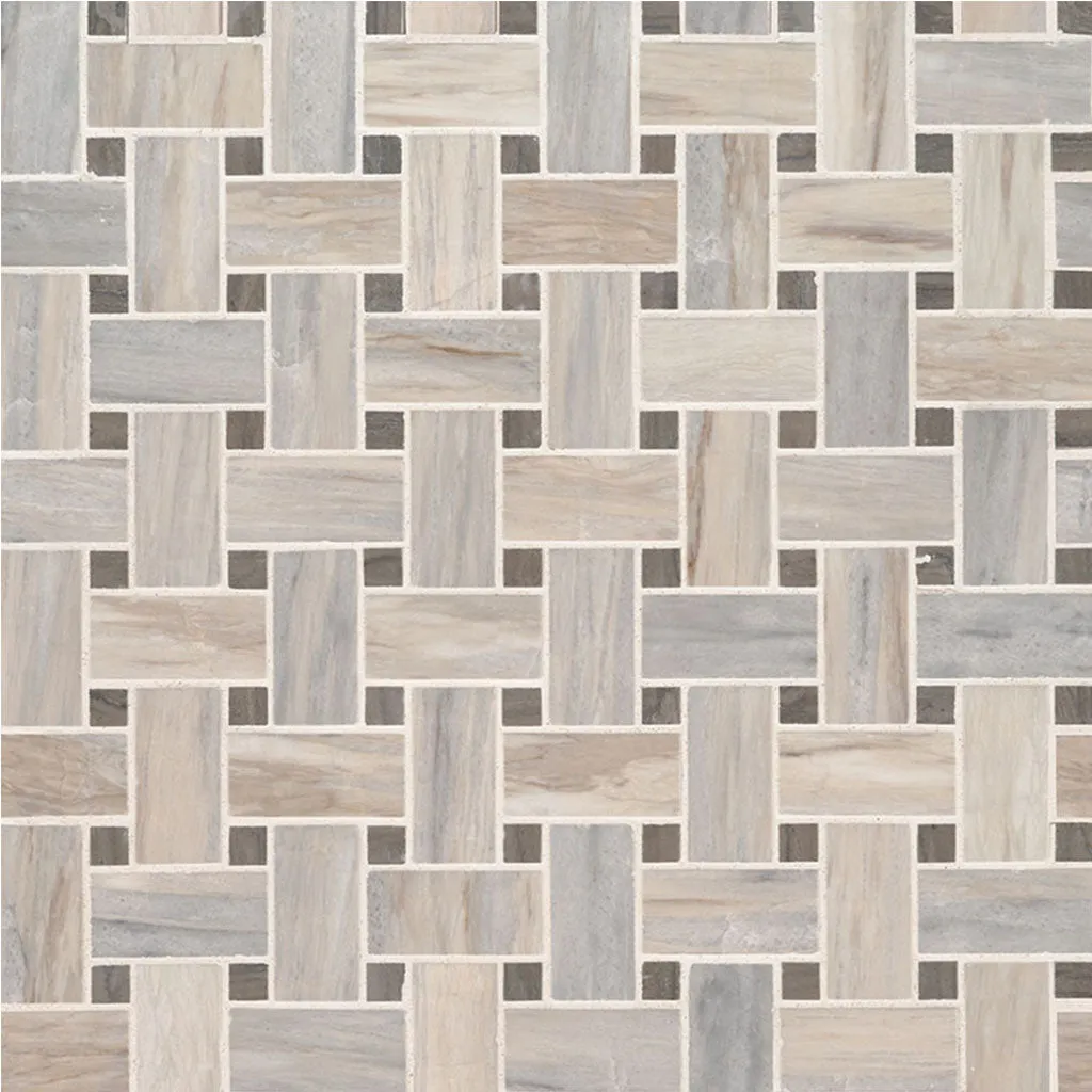 Angora Basketweave - Stone Tile