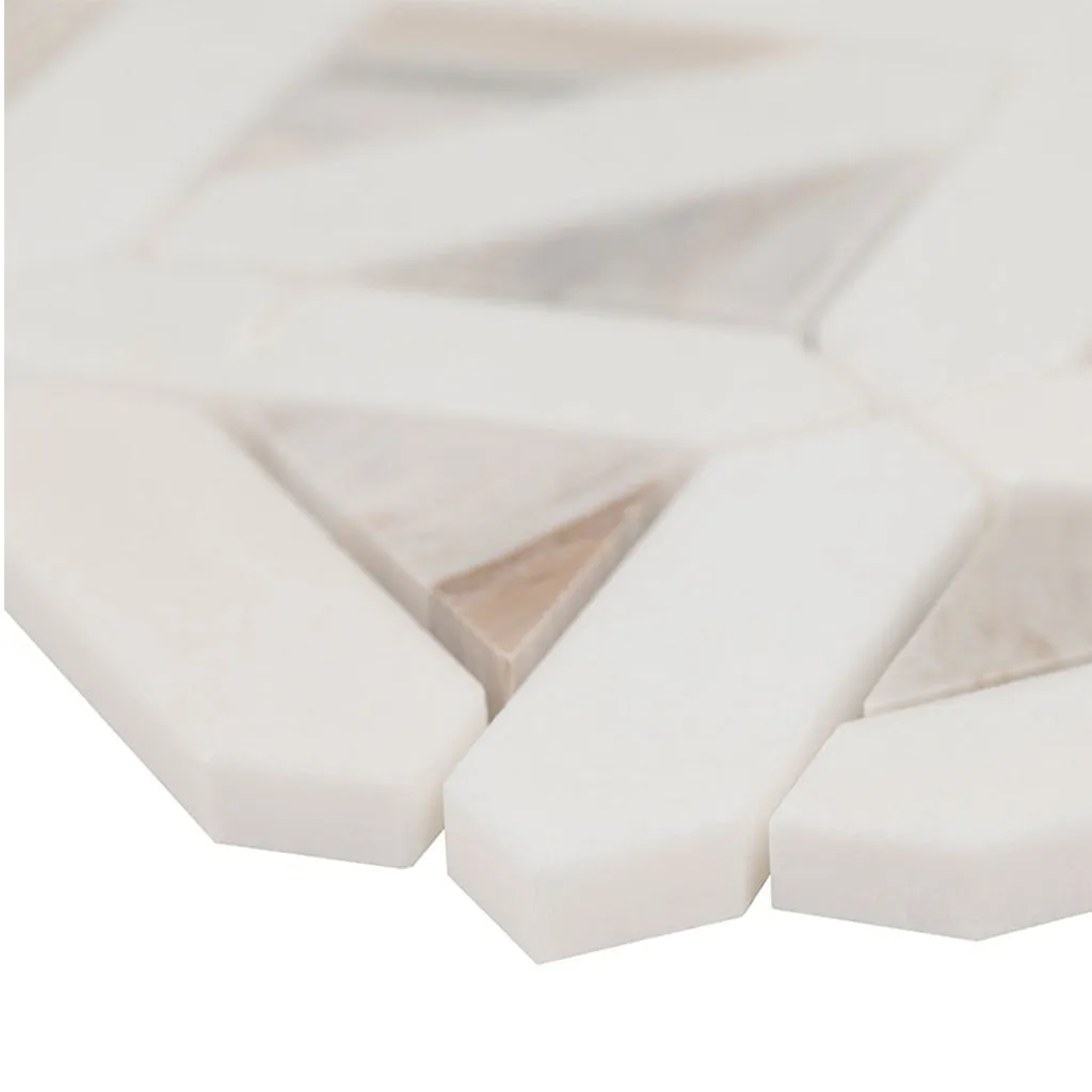 Angora Geometric - Stone Tile