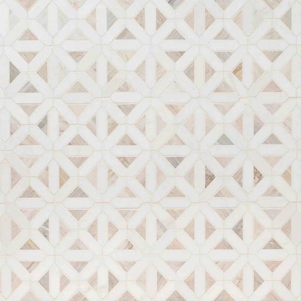 Angora Geometric - Stone Tile