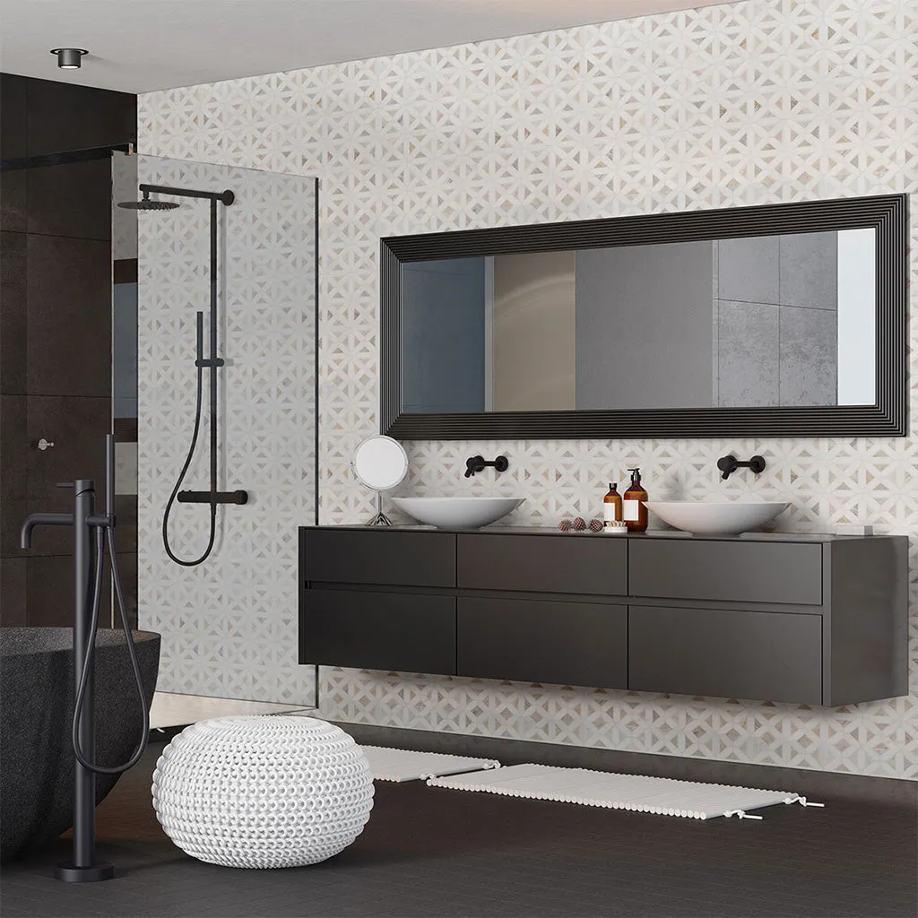 Angora Geometric - Stone Tile