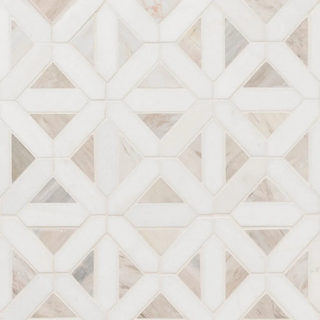 Angora Geometric - Stone Tile