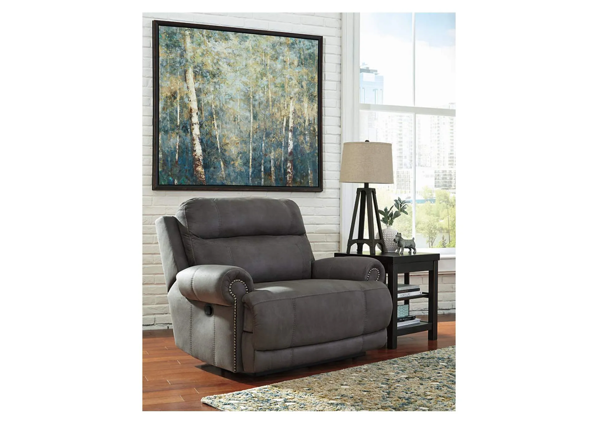 Austere Oversized Recliner