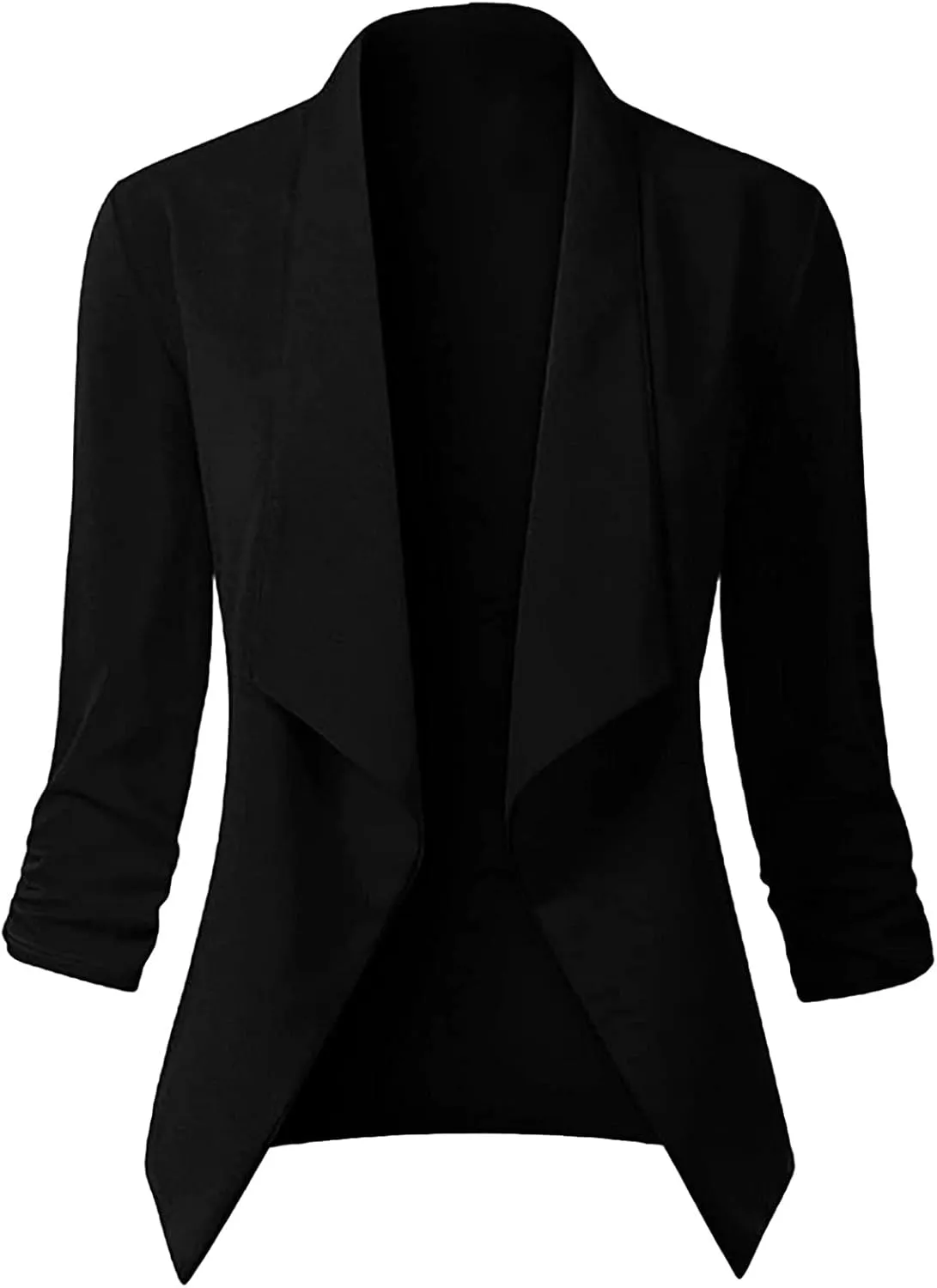 Blazers for Women Suit Jackets 3/4 Sleeve Jacket Formal Solid Coat Women's 2024 Fall Business Blazers Business