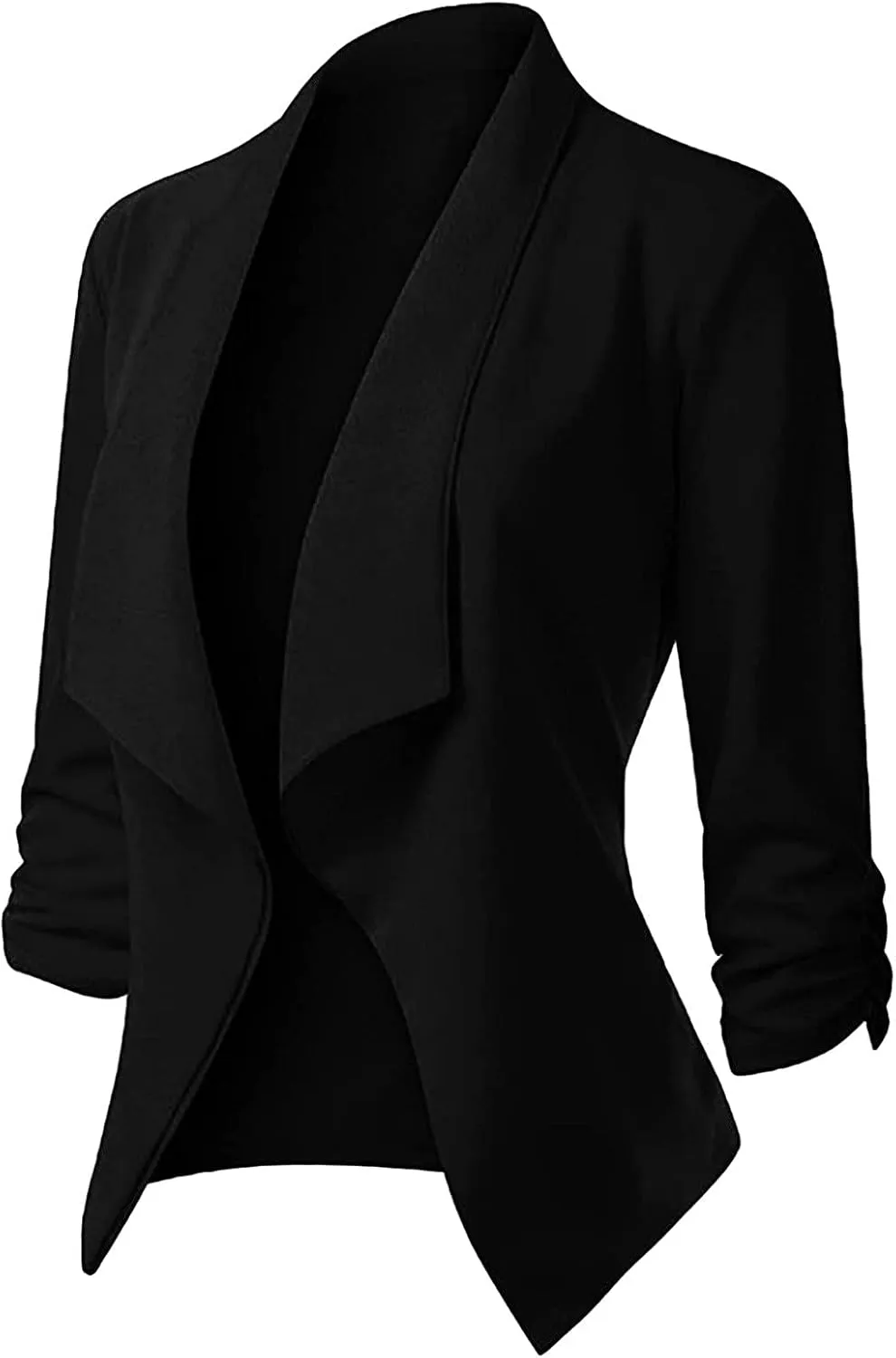 Blazers for Women Suit Jackets 3/4 Sleeve Jacket Formal Solid Coat Women's 2024 Fall Business Blazers Business