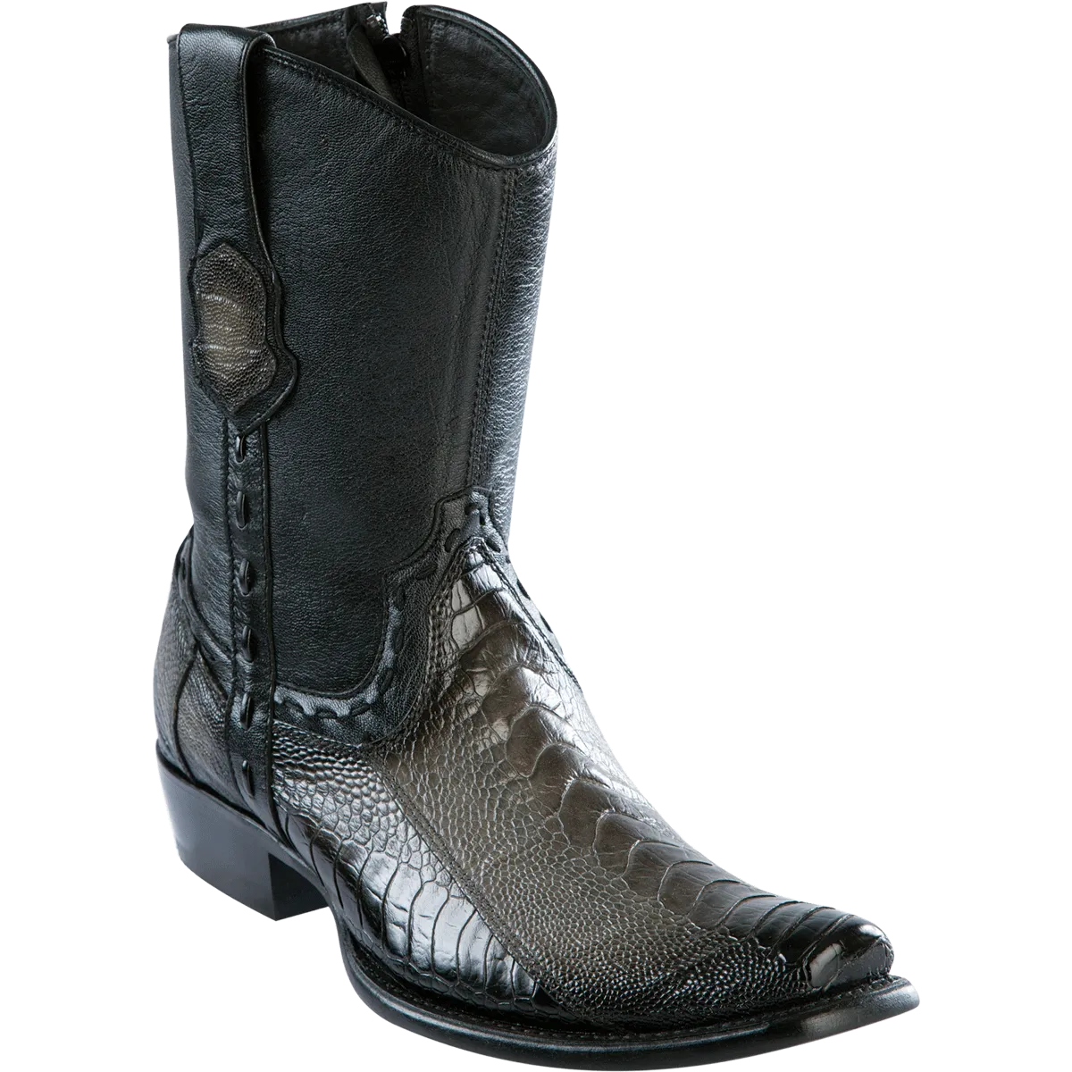 Botas de Avestruz Pata Corta Horma Dubai WW-279B0538