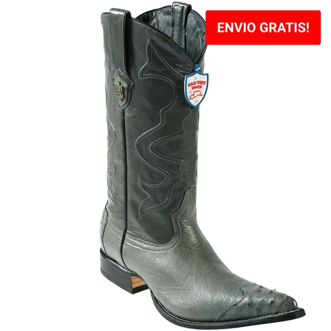 Botas de Avestruz Puntera 3X Aladino WW-2950409
