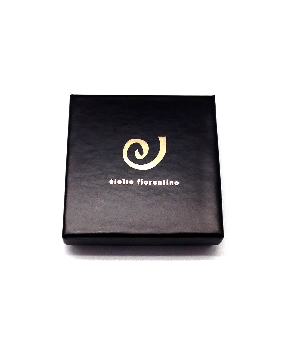 Boucles d'oreilles clip Gouttes grises - Eloïse Fiorentino