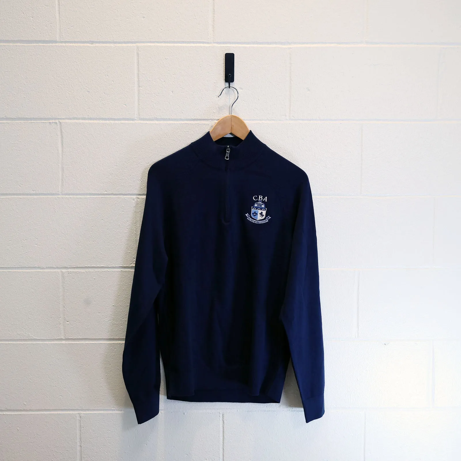 Brooks Brothers Navy 1/4 Zip sweater (can be worn during school day)