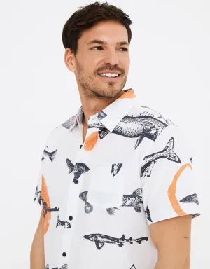 Camisa Manga Corta Estampada - Bruny