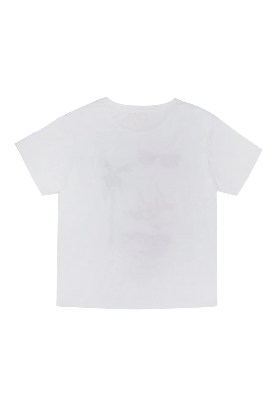 Camiseta blanca básica para mujer