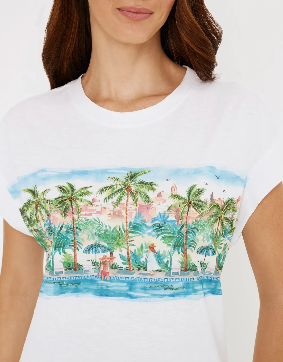 Camiseta Manga Corta Blanco - Naliaca