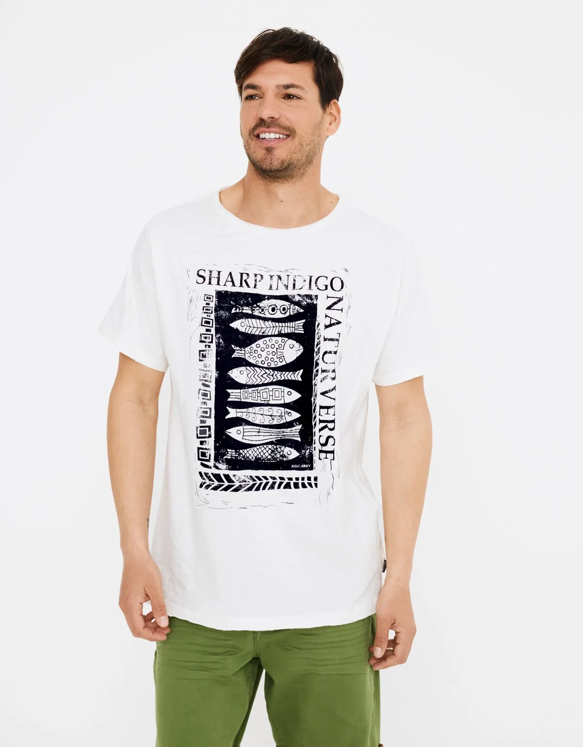 Camiseta Manga Corta Blanco - Sharpe