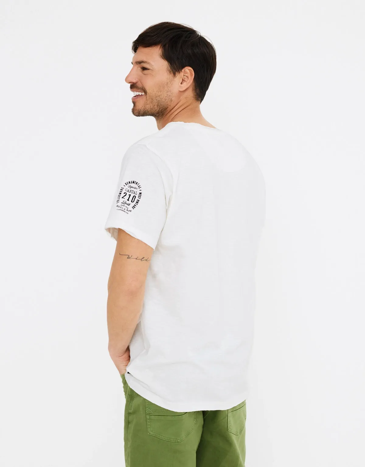 Camiseta Manga Corta Blanco - Sharpe