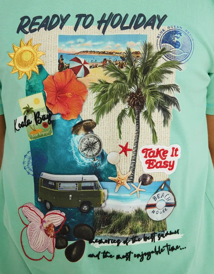 Camiseta Manga Corta - Colage