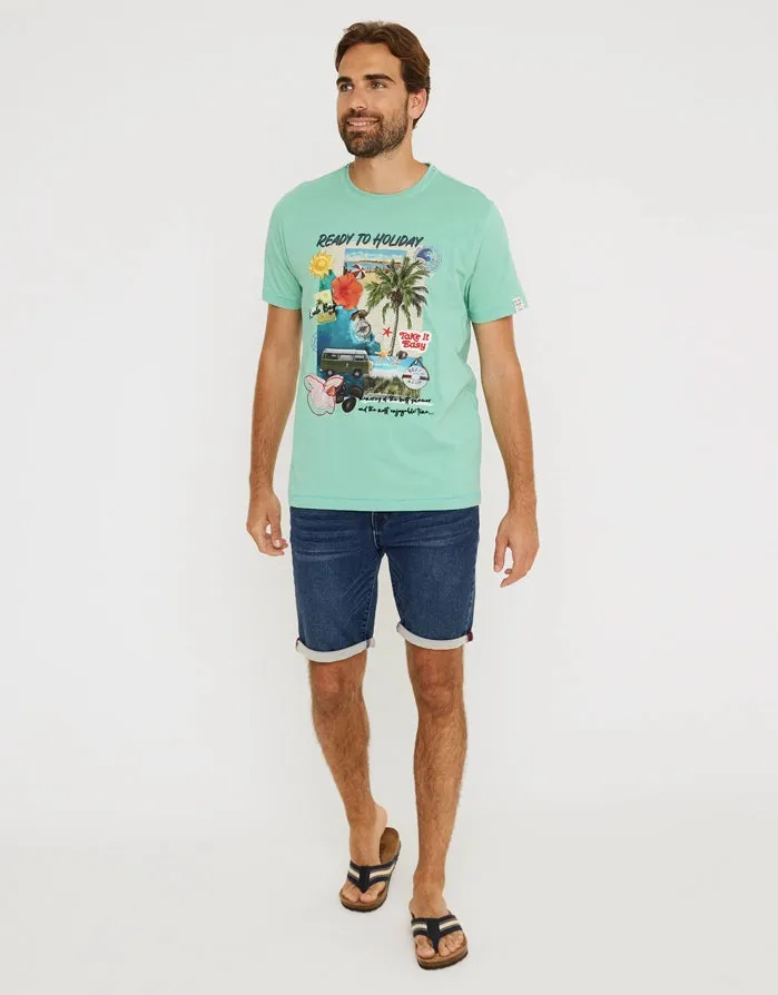 Camiseta Manga Corta - Colage