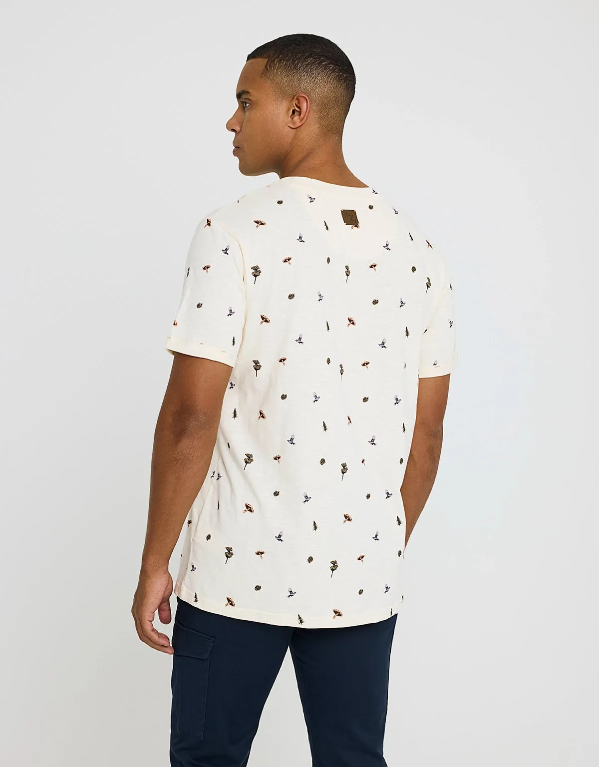 Camiseta Manga Corta Estampado - Birdmush