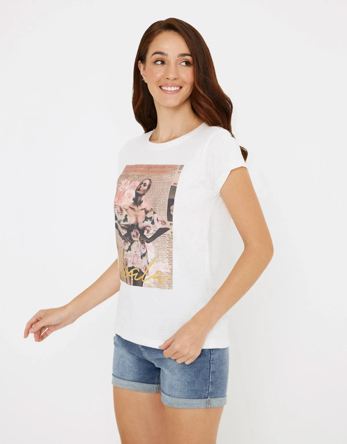 Camiseta Manga Corta - Flowermind