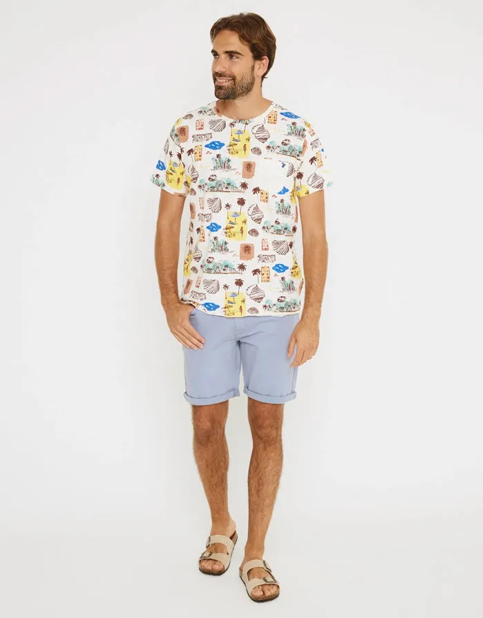 Camiseta Manga Corta Multicolor - Naif