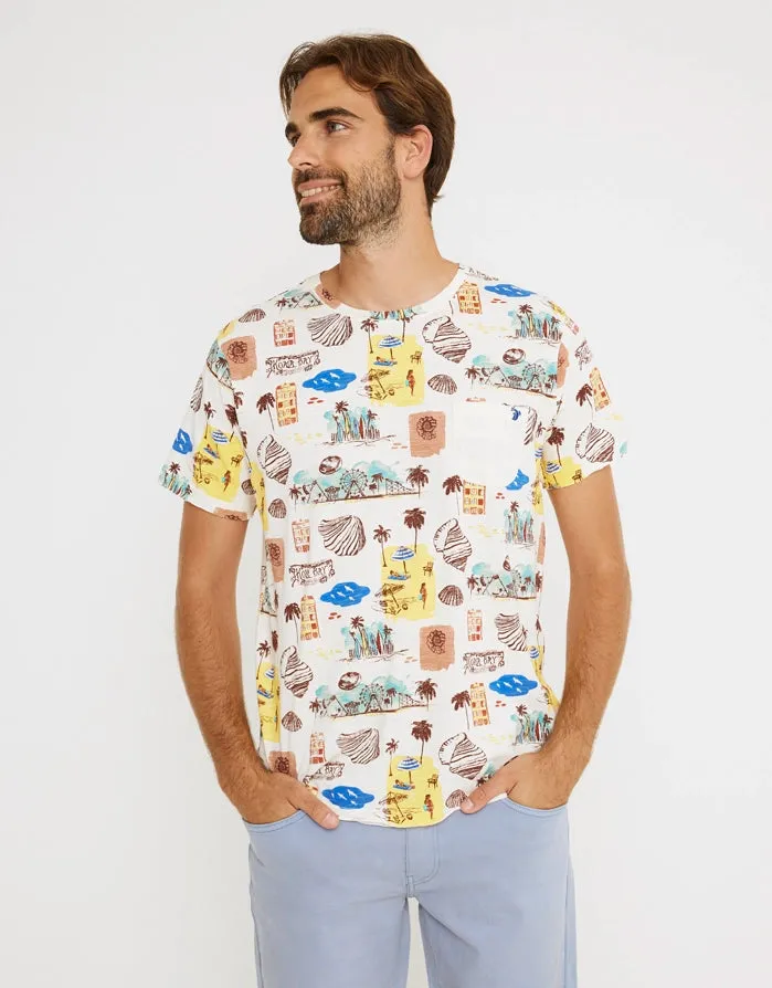 Camiseta Manga Corta Multicolor - Naif