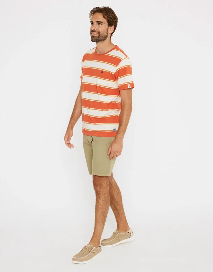 Camiseta Manga Corta Naranja - Kenneth