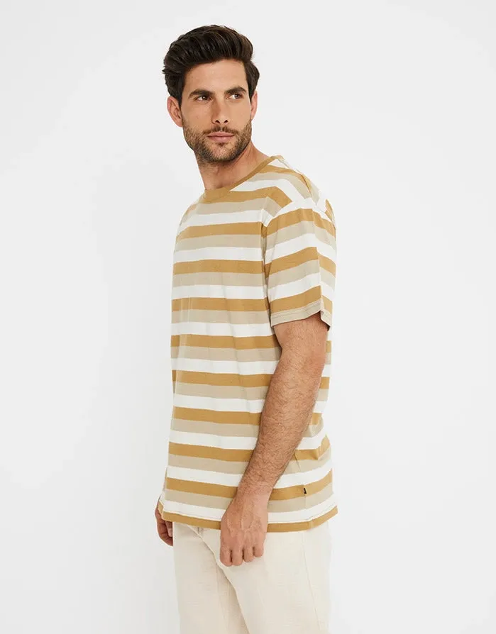 Camiseta Manga Corta Rayas - Ayax