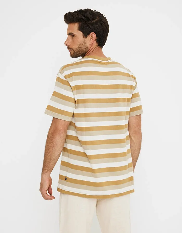 Camiseta Manga Corta Rayas - Ayax