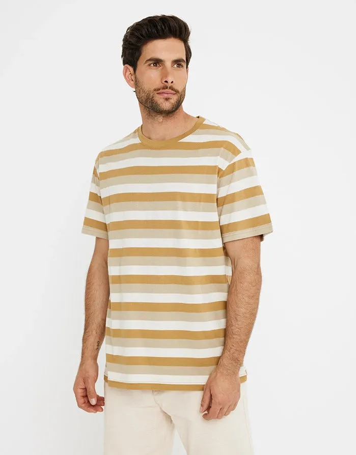 Camiseta Manga Corta Rayas - Ayax