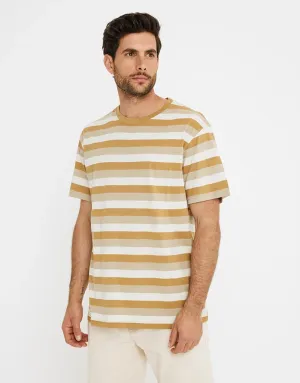 Camiseta Manga Corta Rayas - Ayax