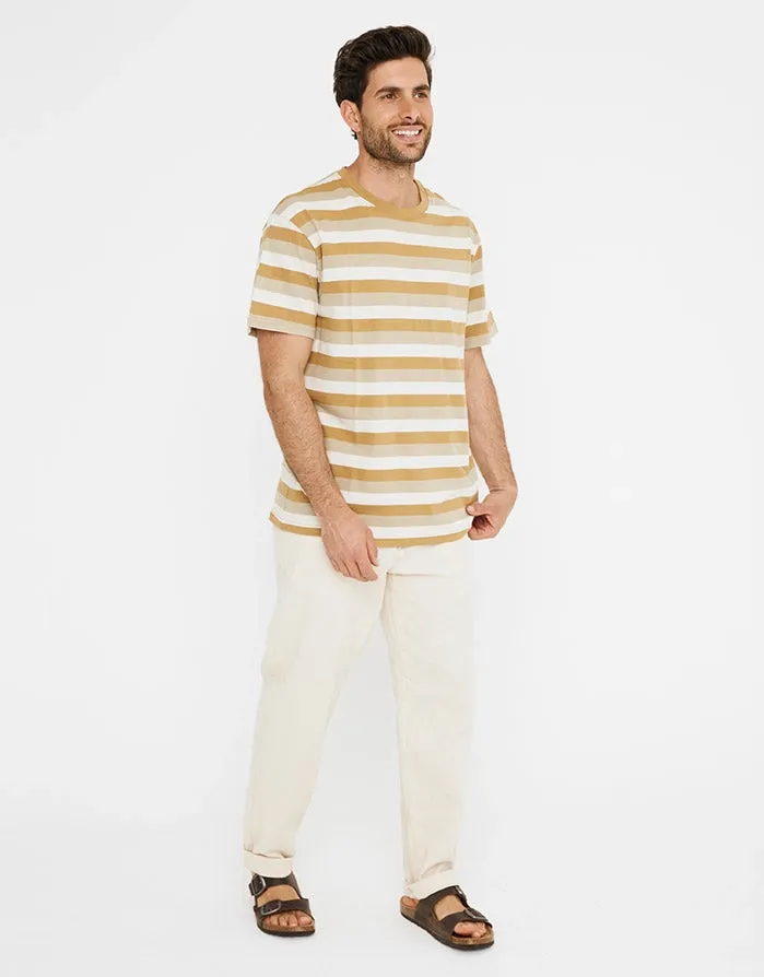 Camiseta Manga Corta Rayas - Ayax