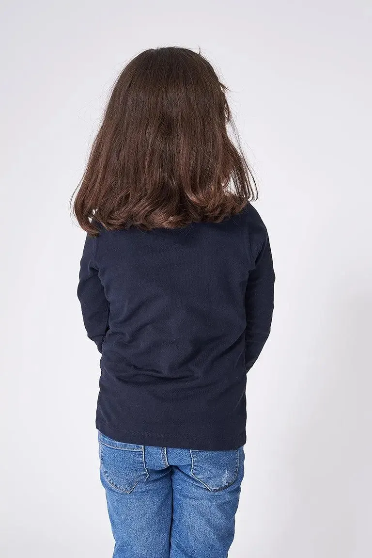 Camiseta marinera manga larga en algodón
