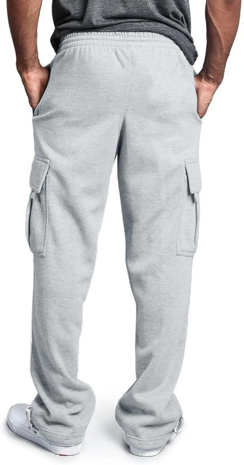 Casual Jogger Pants for Men Breathable Relaxed Fit Chino Outdoor Cargo Pants Travel Comfy Twill Jogging Sweatpants