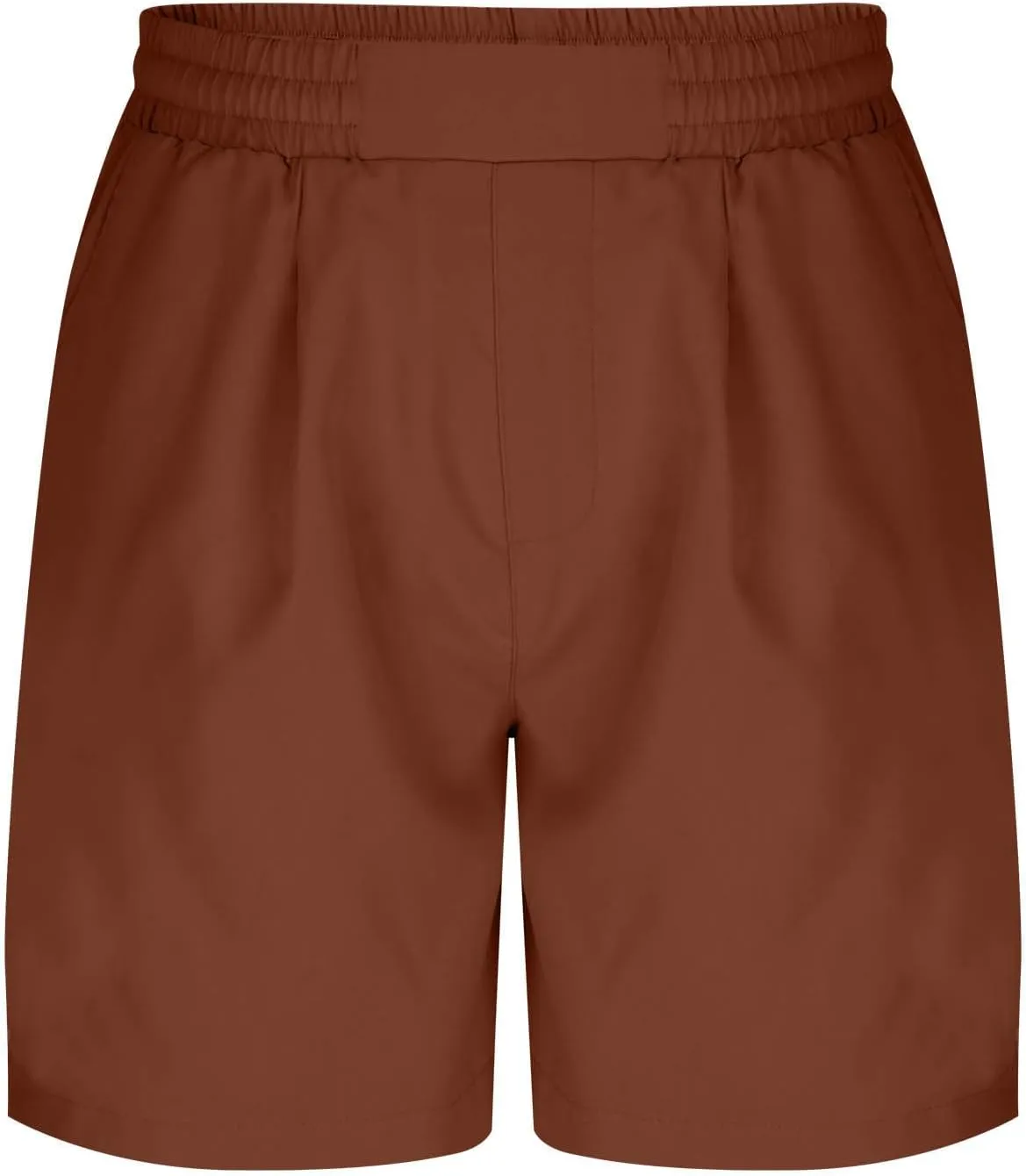 Casual Shorts for Women Elastic Waist Wide Leg Shorts Summer Tailored Pants Dressy Outfits with Pockets