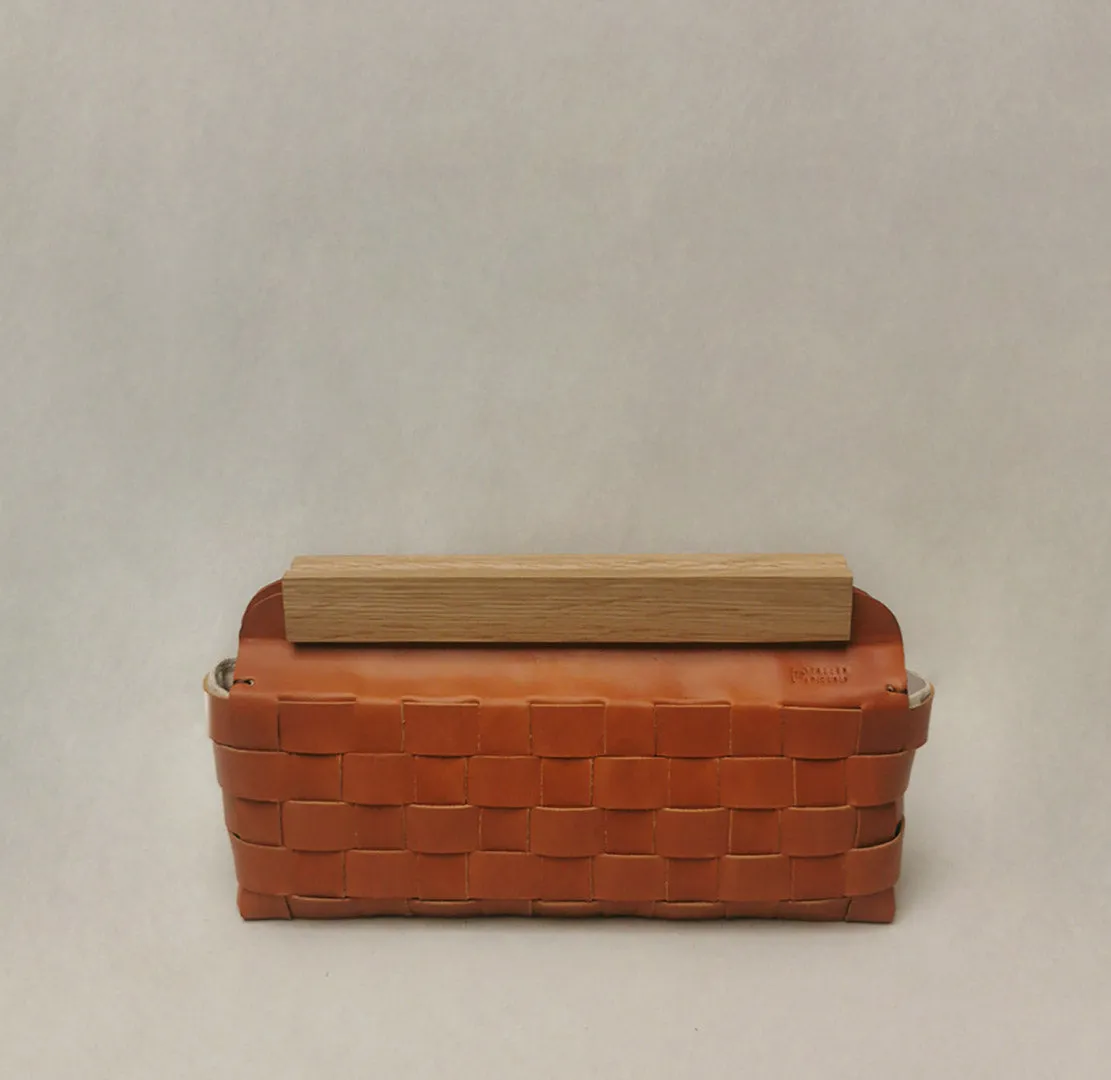 Clutch Mimbre avellana