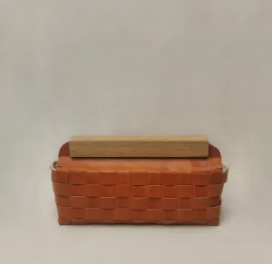 Clutch Mimbre avellana