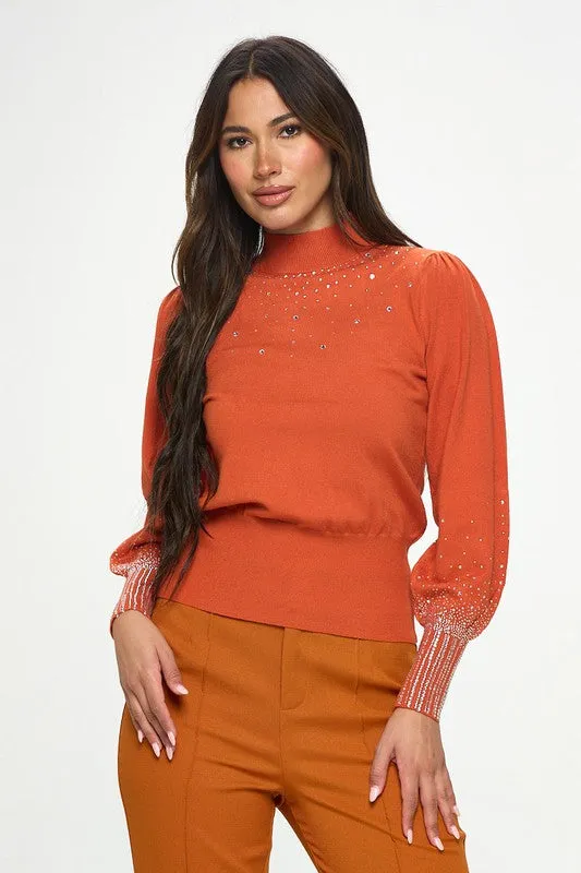 Embellished Sweater