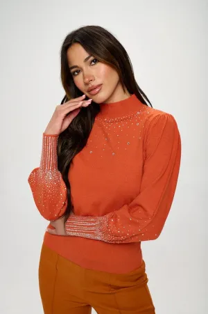 Embellished Sweater
