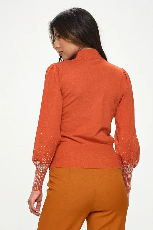 Embellished Sweater
