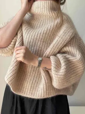Gujo sweater by Aegyo Knit, No 1   Silk Mohair yarn kit (excl pattern)