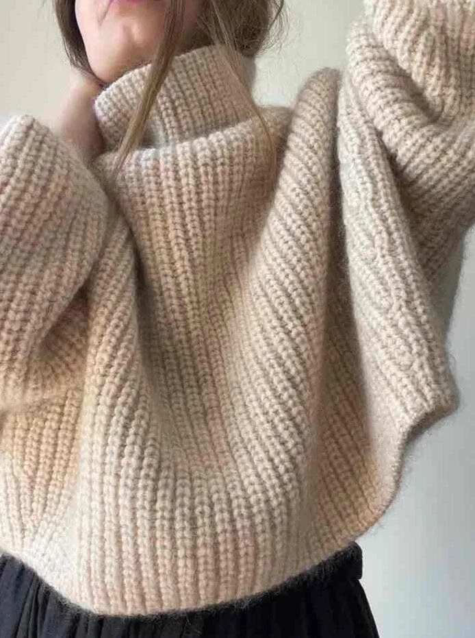 Gujo sweater by Aegyo Knit, No 1   Silk Mohair yarn kit (excl pattern)