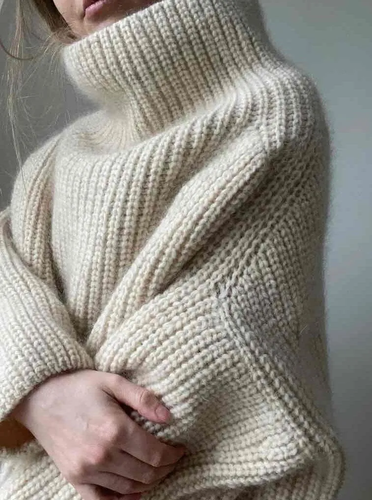 Gujo sweater by Aegyo Knit, No 1   Silk Mohair yarn kit (excl pattern)
