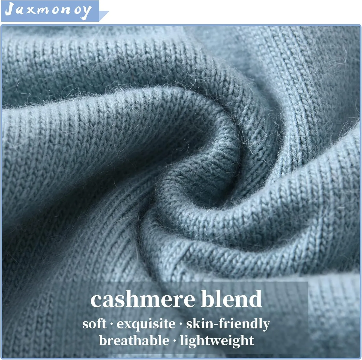 jaxmonoy Slouchy Knit Beanies Winter Hats for Women Men Soft Warm Reversible Slouch Cuffed Skull Knitted Beanie Cap