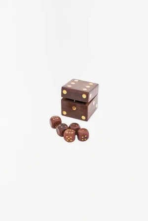 Juego de dados de madera - D684
