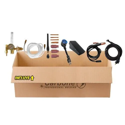 Maquina De Soldar Supertig 250EX Tig AC/DC Alta Frecuencia Y Electrodo 110/220V Heavy Duty
