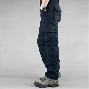 Mens Tactical Work Cargo Pants Stretch Ripstop Waterproof Pants Elastic Waist Baggy Utility Outdoor Apparel