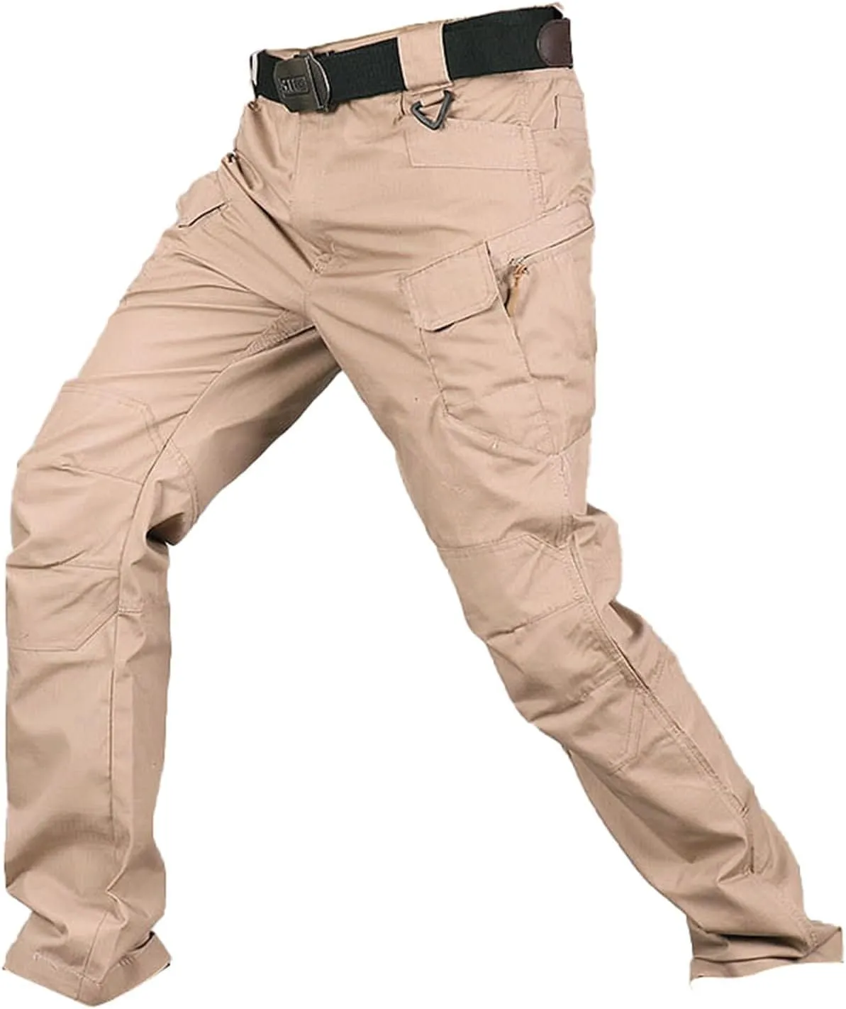 Mens Tactical Work Cargo Pants Stretch Ripstop Waterproof Pants Quick Dry Baggy Utility Outdoor Apparel