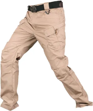 Mens Tactical Work Cargo Pants Stretch Ripstop Waterproof Pants Quick Dry Baggy Utility Outdoor Apparel